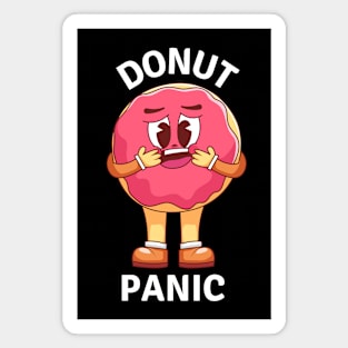 Donut Panic | Donut Pun Magnet